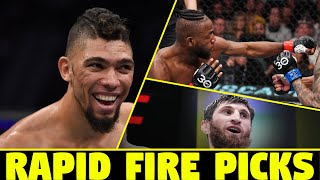 Rapid Fire Picks | Ankalaev vs Walker 2  | FULL CARD PREDICTIONS |