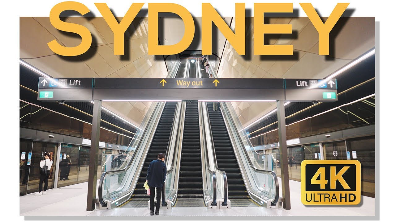 New Sydney Metro - Walking Tour of ALL 9 Stations from Chatswood to Sydenham | Australia in 4K
