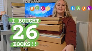 Book Haul!!! I bought 26 books in 1.5 months