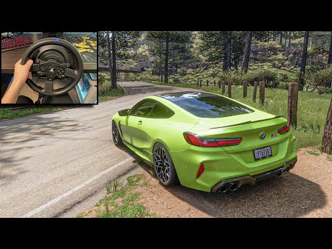 BMW M8 Competition - Forza Horizon 5 (Steering Wheel + Paddle Shifter) Gameplay | 4K 60FPS