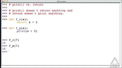 Unit 05 Video 7: print() vs. return