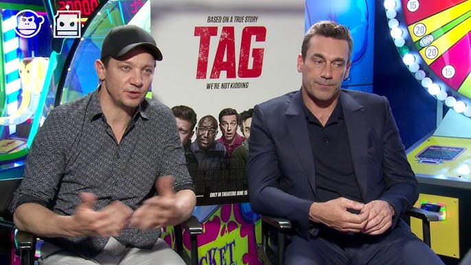 TAG' Cast Interview - Ed Helms, Jeremy Renner, and Jon Hamm on the Charm of  the Movie 