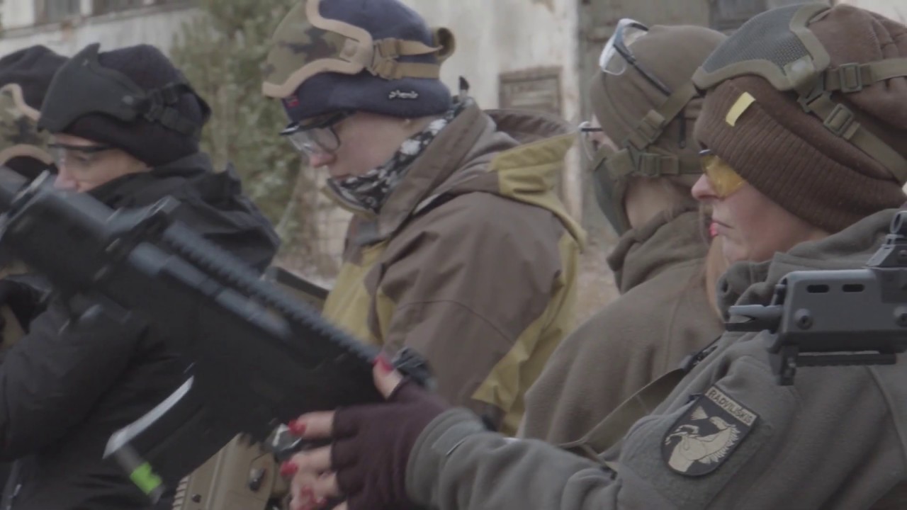 BFR First women airsoft game in Lithuania YouTube