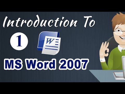 Introduction to MS Word 2007- Uses, Features, Menus, Tools & File Extension l Be A Computer Expert