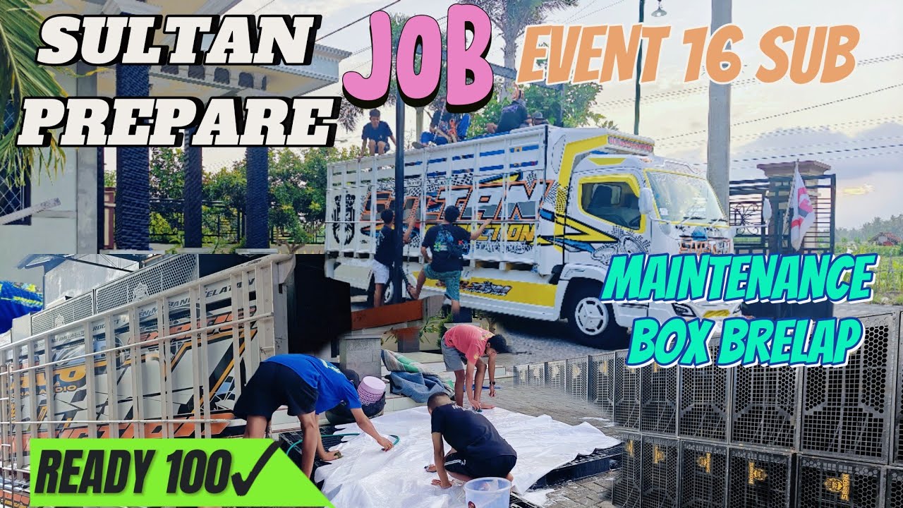 WAYAE EVENT🔥SULTAN PREPARE ACARA GEDEN DI SUMBERJAMBE CEK SOUND DAN DANGDUT GLERR 16 SUB