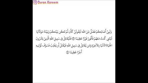 القارئ فارس عباد - سورة النساء - من الآية 73 إلى الآية 74