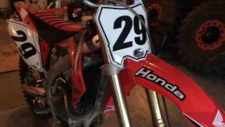 2008 CRF450R front fender conversion with 2016 plastics by Steve Kay 23,471 views 7 years ago 5 minutes, 36 seconds