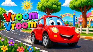 Vroom Vroom Car Song 🚗 | Vehicles Song for Kids | Nursery Rhymes