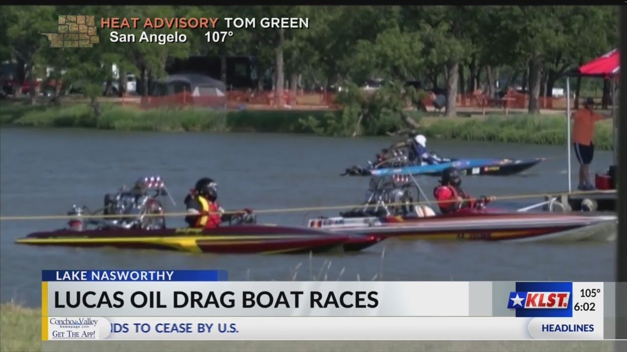 Annual Drag Boat Preliminary Races At Lake Nasworthy YouTube