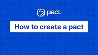 How to create a pact