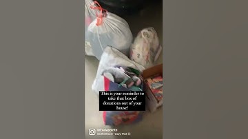 Friendly reminder to go donate! #declutter