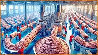 How a Plant Processes One Million Tons of Meat - Food Factory ▶175