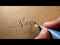 Calligraphy video for a important friend