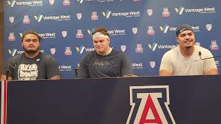 Arizona Football Press Conference - Wendell Moe, Leif Magnuson, & Rhino Tapa’atoutai