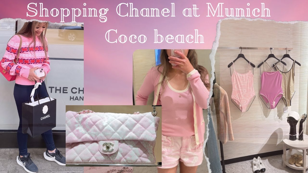 Buying Chanel in Europe ✨ Prettiest pink pieces from Coco beach for Chanel summer | Swimwear