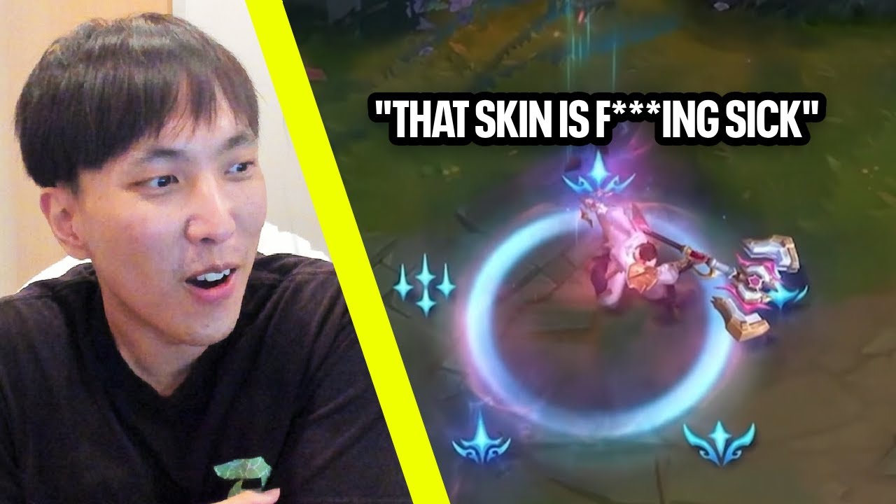 The NEW T1 Worlds Skins Are INSANE | Doublelift Reacts to the 2023 T1 ...