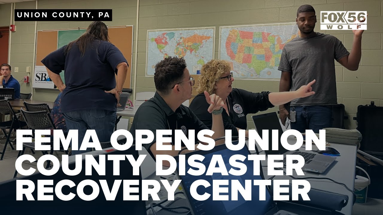 FEMA opens Union County disaster recovery center - YouTube