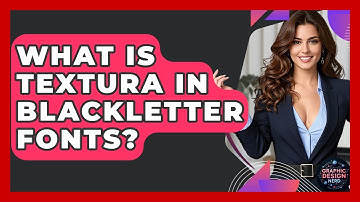 What Is Textura In Blackletter Fonts? - Graphic Design Nerd