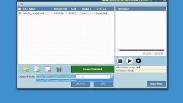 Free MP4 To Mov Converter demonstration