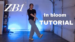 ZEROBASEONE (제로베이스원) 'In Bloom' Dance TUTORIAL | EXPLAINED & MIRRORED