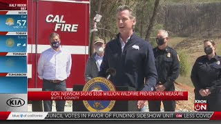 Newsom signs $536 million readiness package as wildfire season looms after dry winter