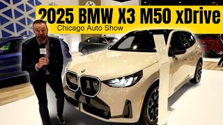 2025 BMW X3 M50 xDrive Walkaround at Chicago Auto Show @DPCcars