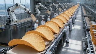 Inside a Modern Pringles Factory, From Whole Potatoes to Stacked Potato Chips (Full Process)