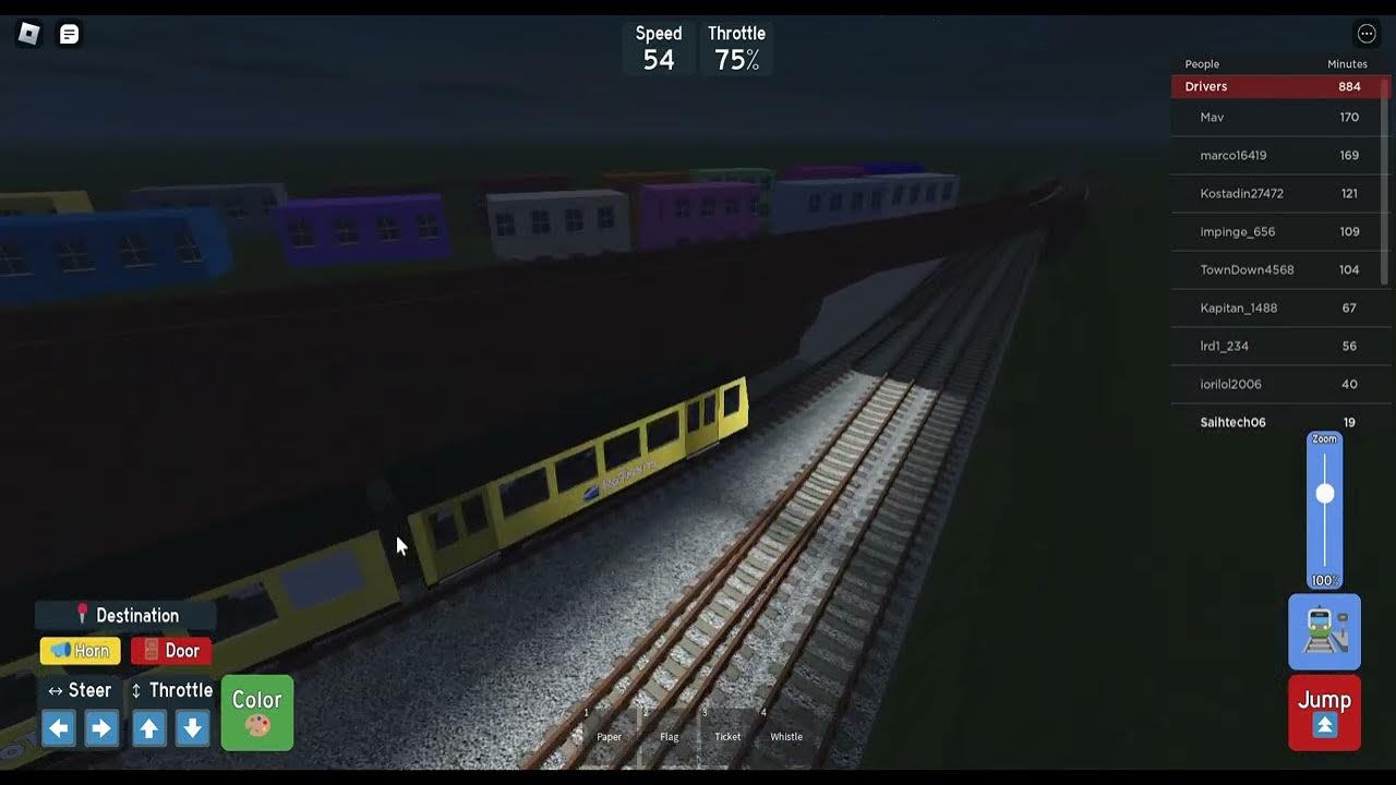 driving a train pt 1 YouTube