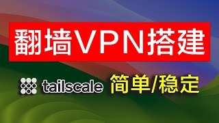 【14】Tailscale搭建VPN翻墙教程，Exit node 使用与安装，支持 Win/Mac/Linux/iOS/安卓。