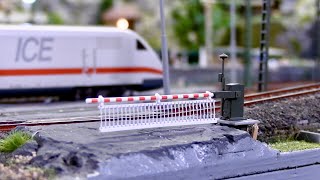 Bahnschranke H0 Viessmann Auf Der Modellbahn
