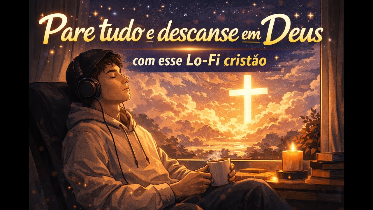 Pare tudo e descanse em Deus com esse Lo Fi cristão