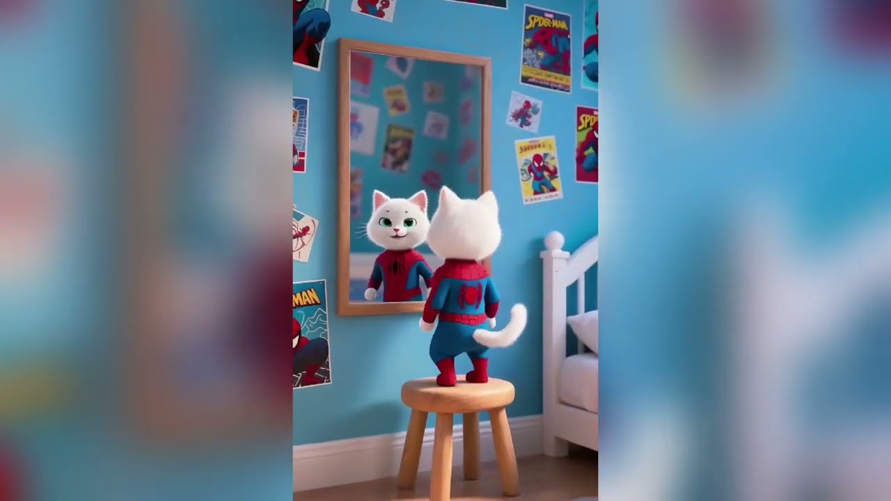 AI Reimagined Spider-Man... as a Kitten. My heart wasn't ready for this. 😭❤️