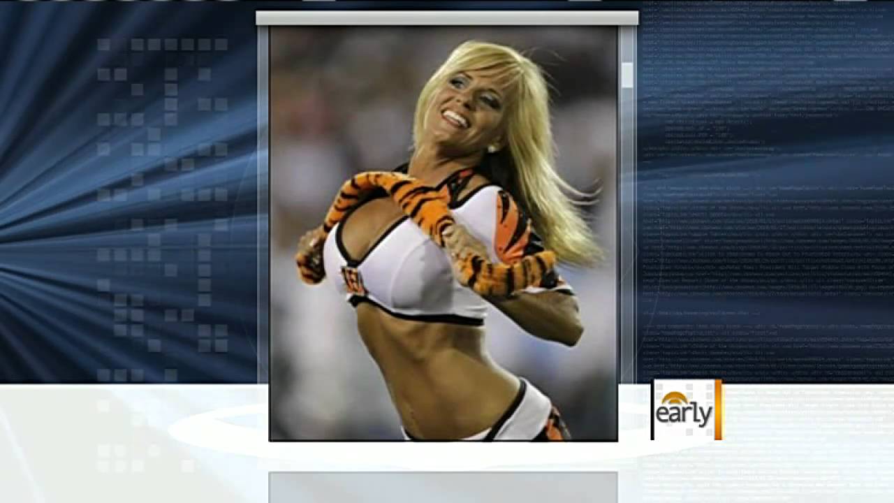 The NFL's oldest cheerleader YouTube