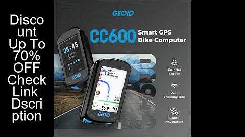 GEOID CC600 Color Screen Bike Computer Smart Navigation GPS Wireless Bicycle Speedometer WIFI ANT+ 1