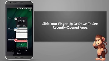 HTC How to   Switch between recently opened apps on smart phones user guide support