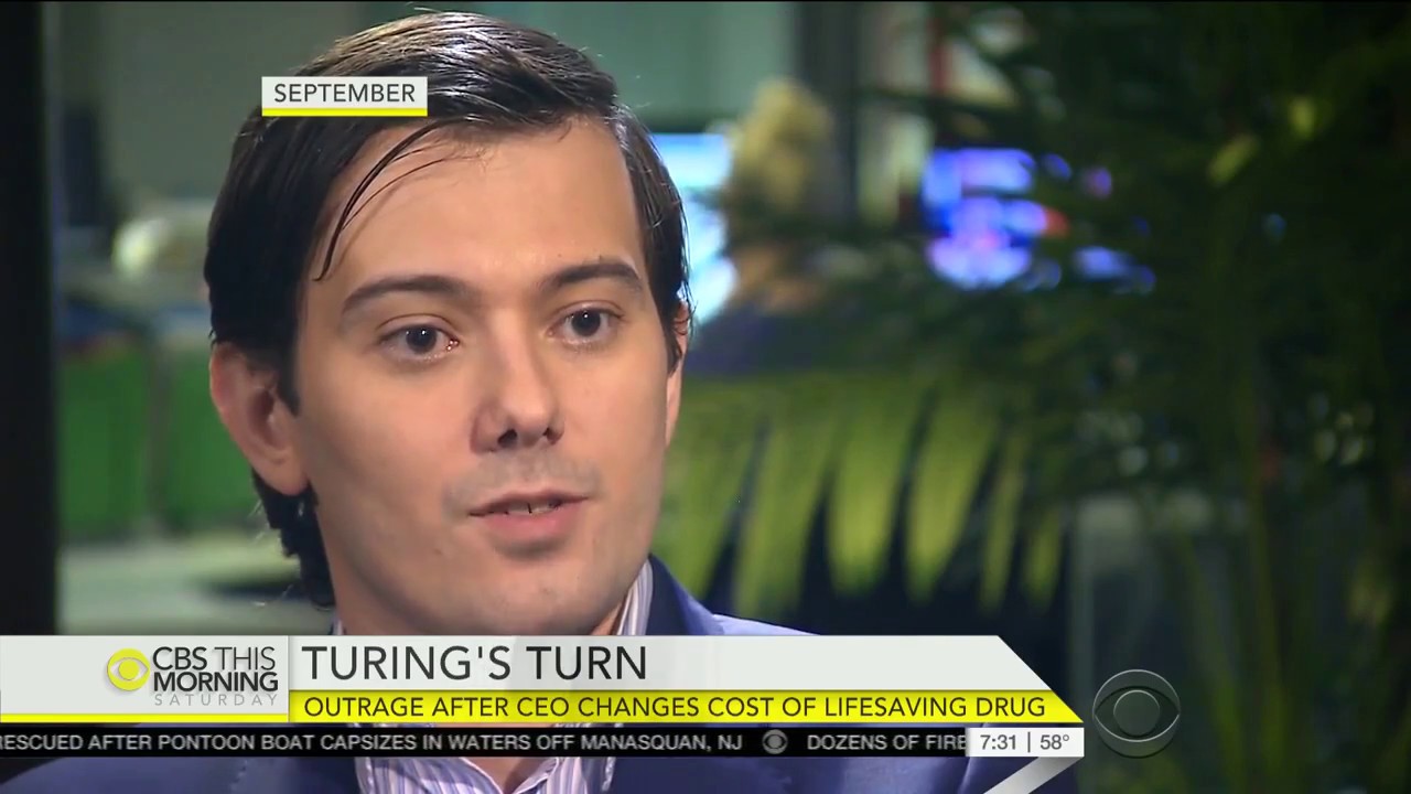 Outrage after Turing CEO Changes Cost of Livesaving Drug - CBS National News
