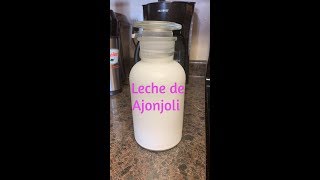 🍶LECHE de AJONJOLI [RECETA]