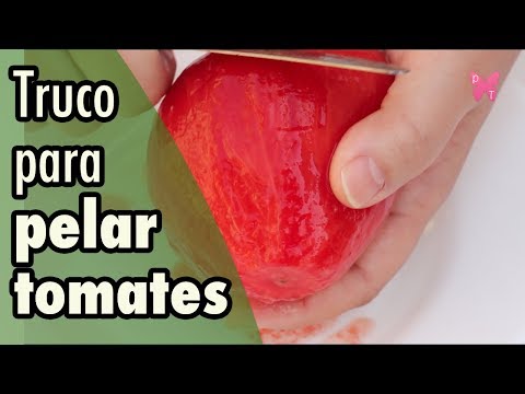 Video: Cómo Pelar Un Tomate