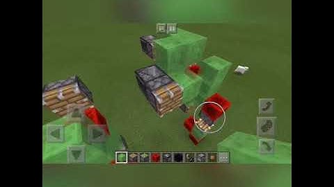 Minecraft - Slime Block Shooting Robot Tutorial