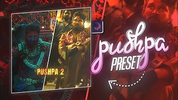 Pushpa 2 Edit | Ae inspired Alight Motion Edit |Ree Edit | Free Preset
