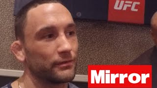 Edgar reacts to McGregor KO'ing Aldo at UFC 194