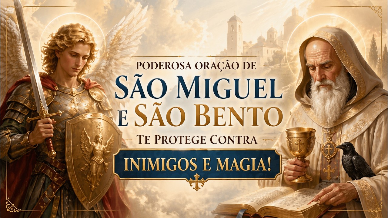 Oração de Batalha São Bento e Miguel Arcanjo FORTE Escudo da Fé