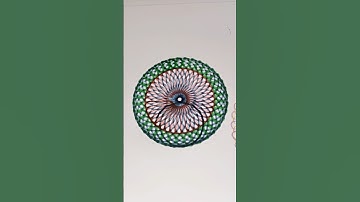 Quick Spirograph Art That Satisfies ASMR Needs: Pure Satisfaction #spirograph #asmr #shorts #viral