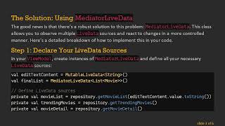 Celebrity Solving LiveData Null Issues in Android: The Power of MediatorLiveData Net Worth