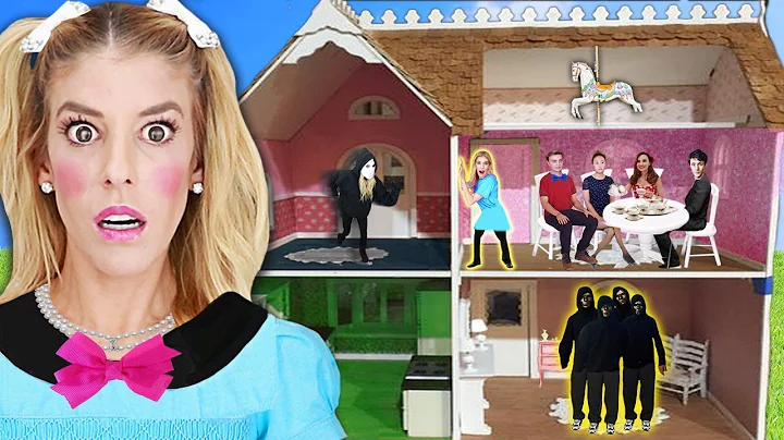 24 Hours inside a Dollhouse Escape Room in Real Li...