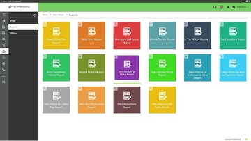 NCR Counterpoint - Reporting Basics:  Sales by Group Report