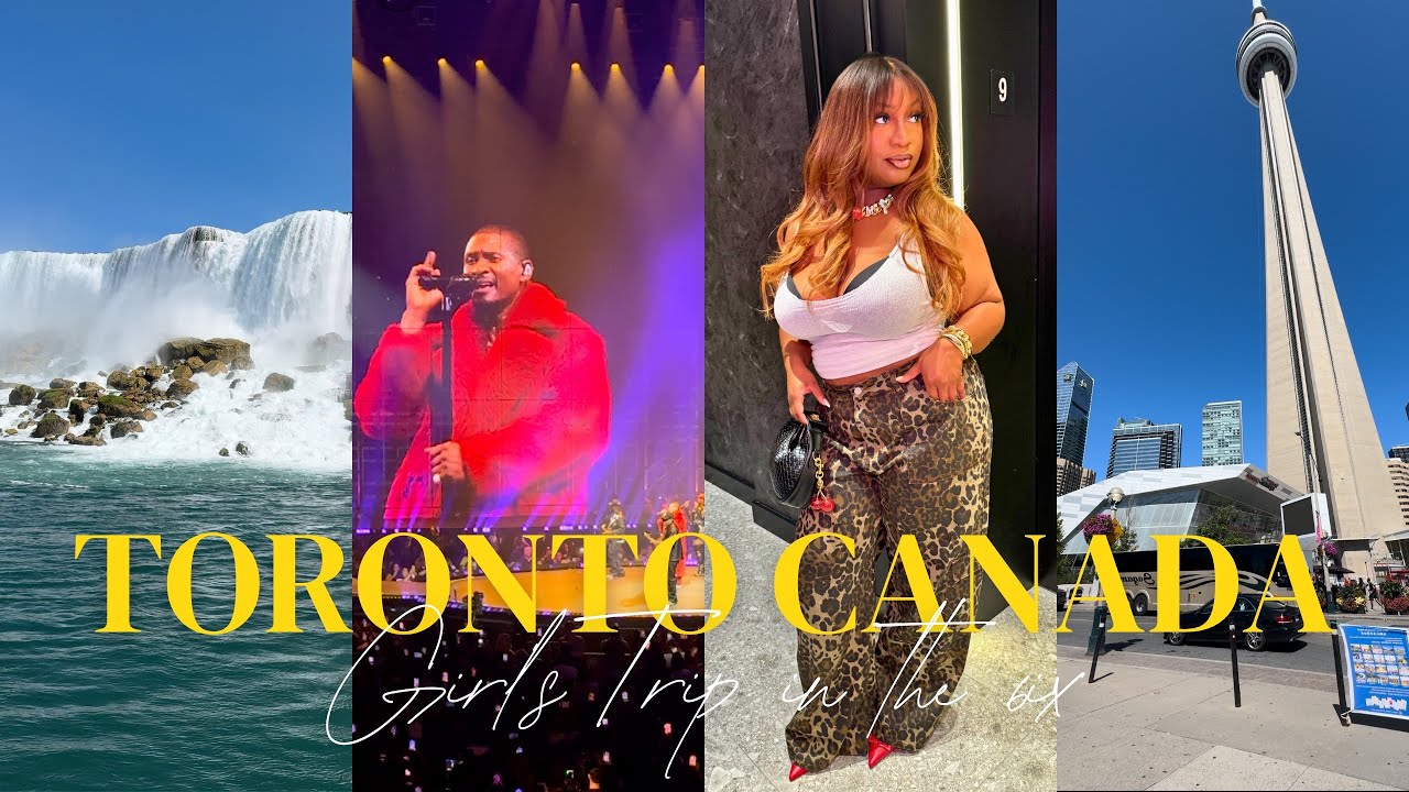 TRAVEL VLOG🇨🇦: GIRL’S TRIP IN THE 6IX, USHER CONCERT, NIAGRA FALLS & MORE | ALEXISTHENP