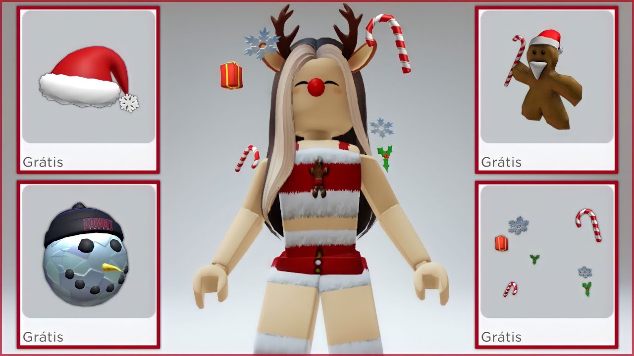 🤶🏻»IDEIAS DE SKINS DE NATAL GRÁTIS! - Roblox 