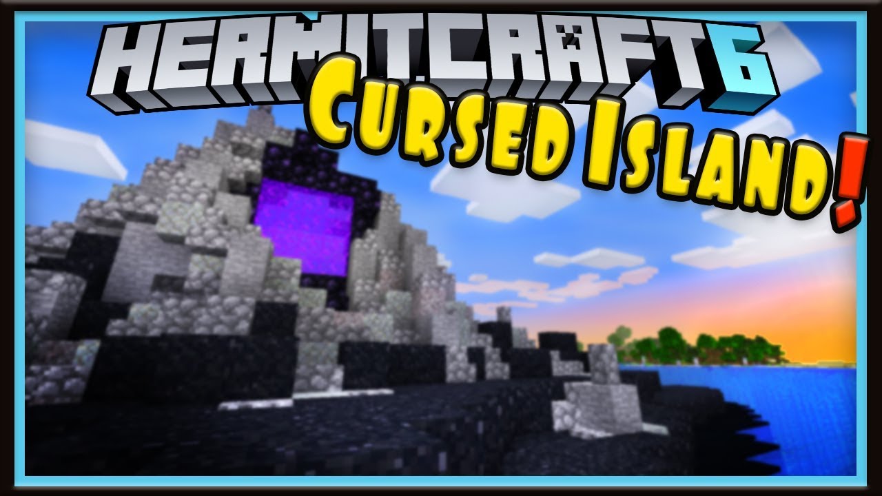 Hermitcraft Season 6: Cursed Portal Island Design!   (Minecraft 1.13 survival let's play Ep.2)