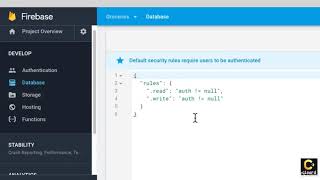 Common - Firebase Console - Xamarin Tutorial
